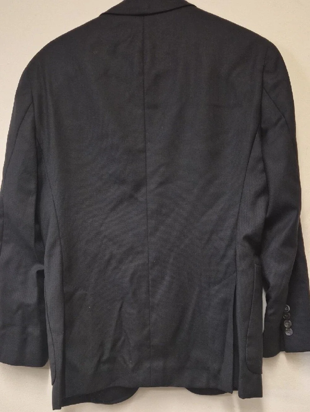 Hugo Boss Men's Black Two-Button Sport Coat Size 46